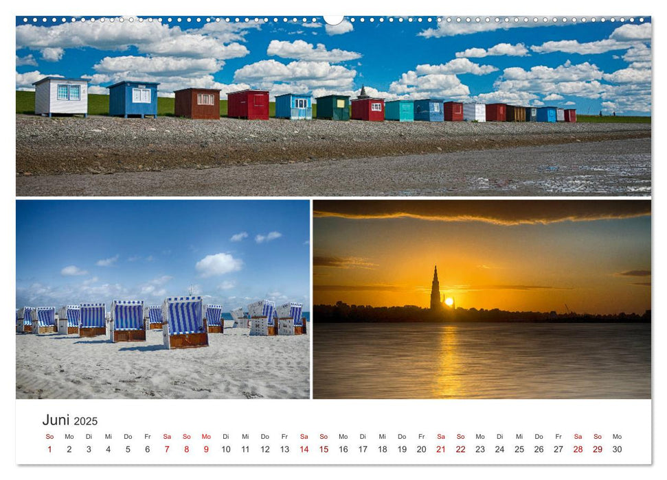 Schleswig-Holsteinische Impressionen (CALVENDO Premium Wandkalender 2025)