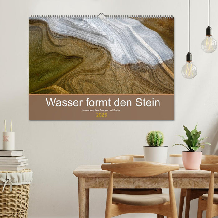 Wasser formt den Stein (CALVENDO Wandkalender 2025)