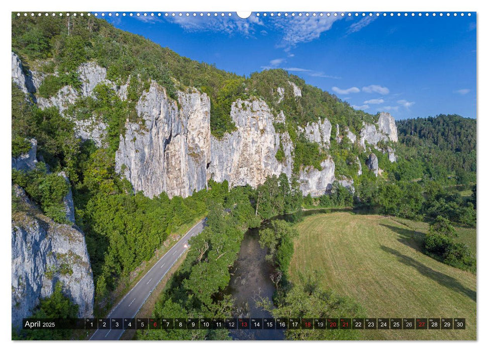 Mein Donautal aus der Luft (CALVENDO Premium Wandkalender 2025)