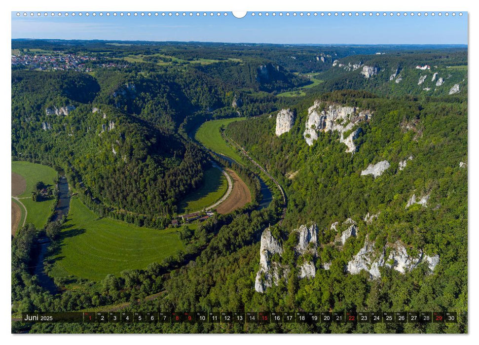 Mein Donautal aus der Luft (CALVENDO Premium Wandkalender 2025)