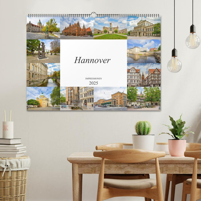 Hannover Stadtansichten (CALVENDO Wandkalender 2025)