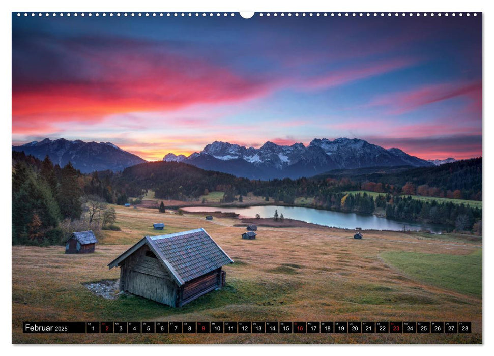 Bayerische Landschaften (CALVENDO Premium Wandkalender 2025)