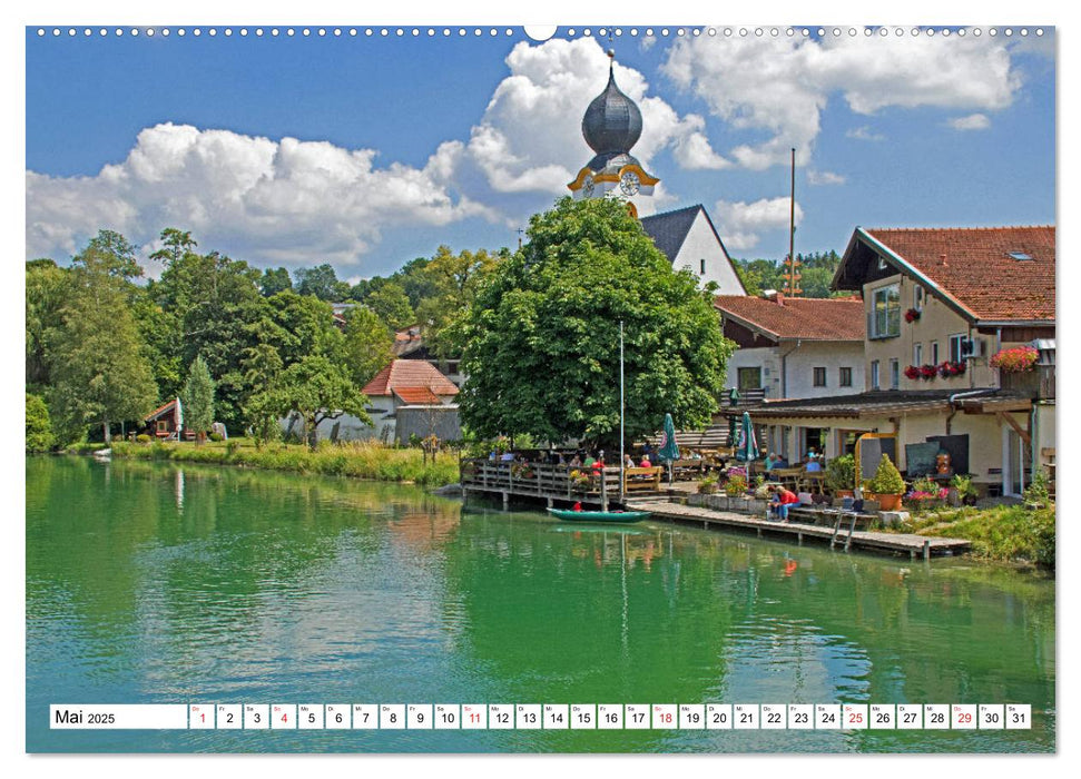 Chiemsee - Sommerferien am bayrischen Meer (CALVENDO Wandkalender 2025)