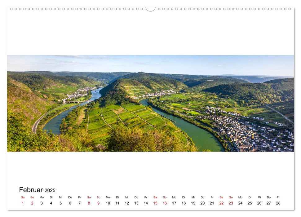 Mosel im Panorama (CALVENDO Premium Wandkalender 2025)