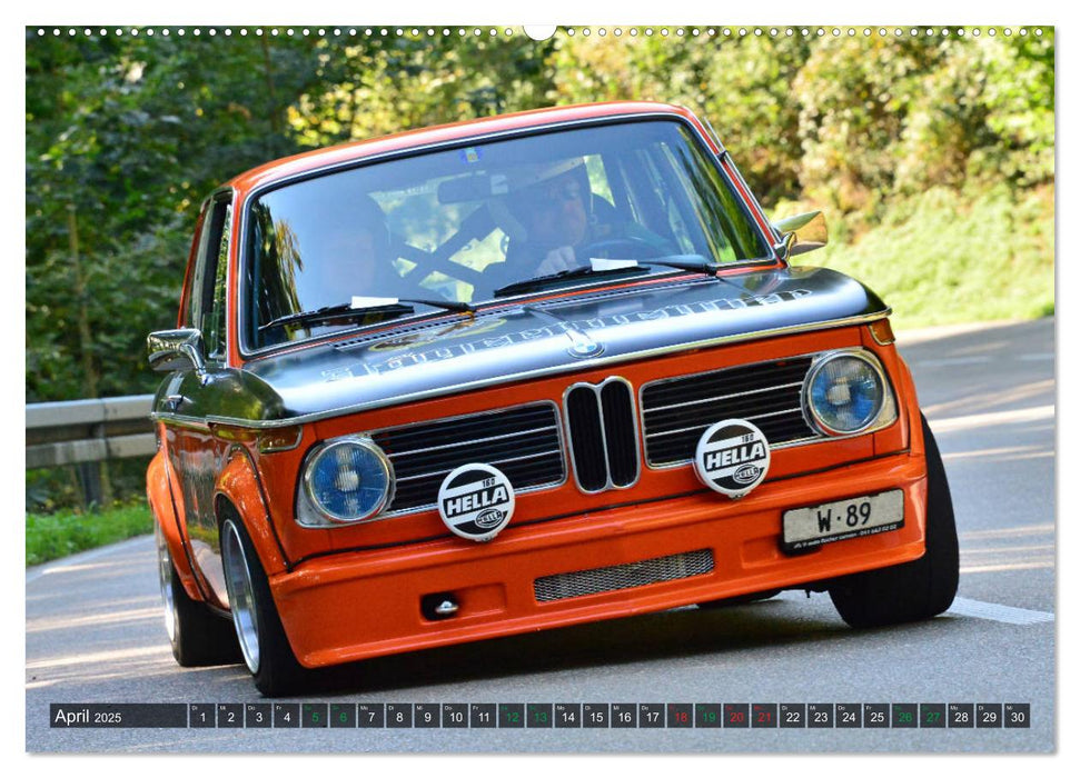 OLDTIMER BERGRENNEN - BMW Fahrzeuge (CALVENDO Premium Wandkalender 2025)