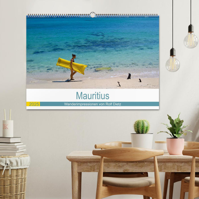 Mauritius - Wanderimpressionen von Rolf Dietz (CALVENDO Wandkalender 2025)