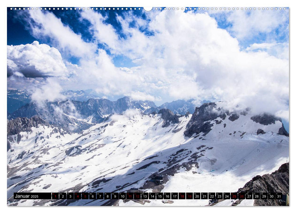 Wunderschöne Zugspitzarena (CALVENDO Premium Wandkalender 2025)