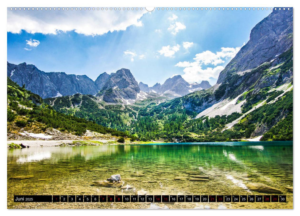 Wunderschöne Zugspitzarena (CALVENDO Premium Wandkalender 2025)