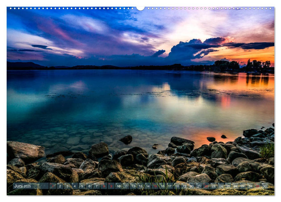 Farbenfroh Bodensee (CALVENDO Premium Wandkalender 2025)