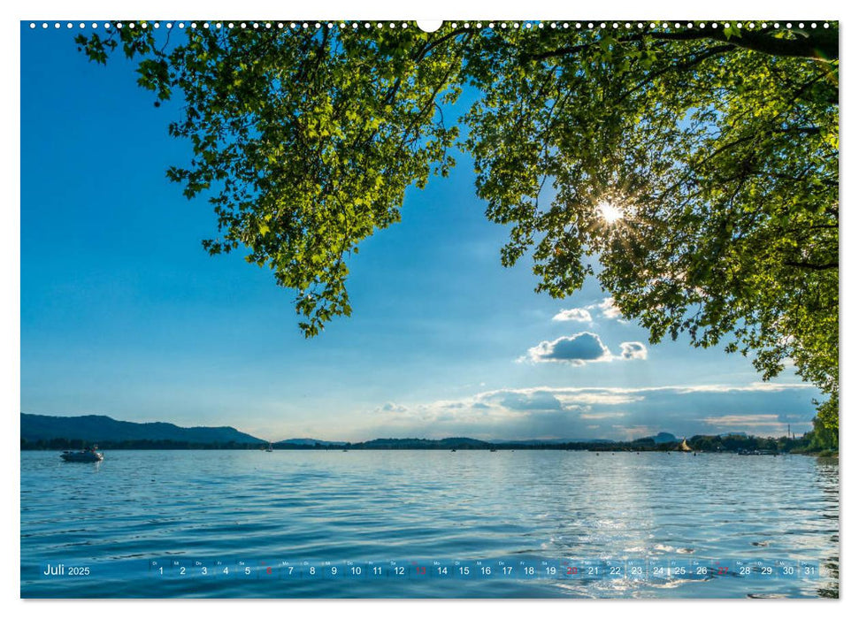 Farbenfroh Bodensee (CALVENDO Premium Wandkalender 2025)