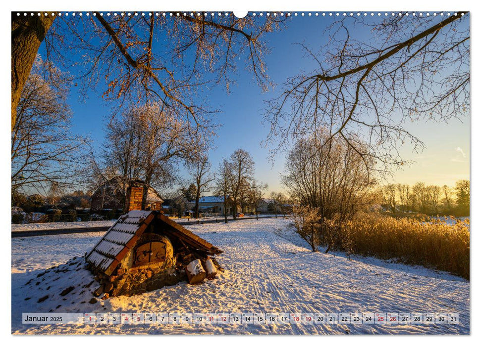 Börnicke - Historisches Angerdorf im Barnim (CALVENDO Premium Wandkalender 2025)