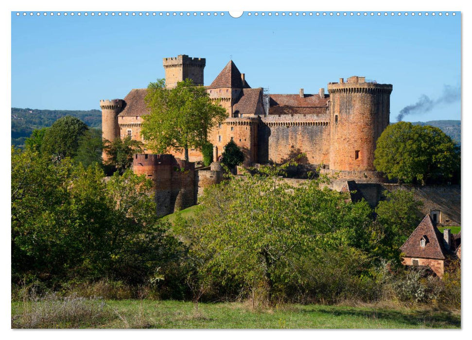 An den Ufern der Dordogne (CALVENDO Wandkalender 2025)