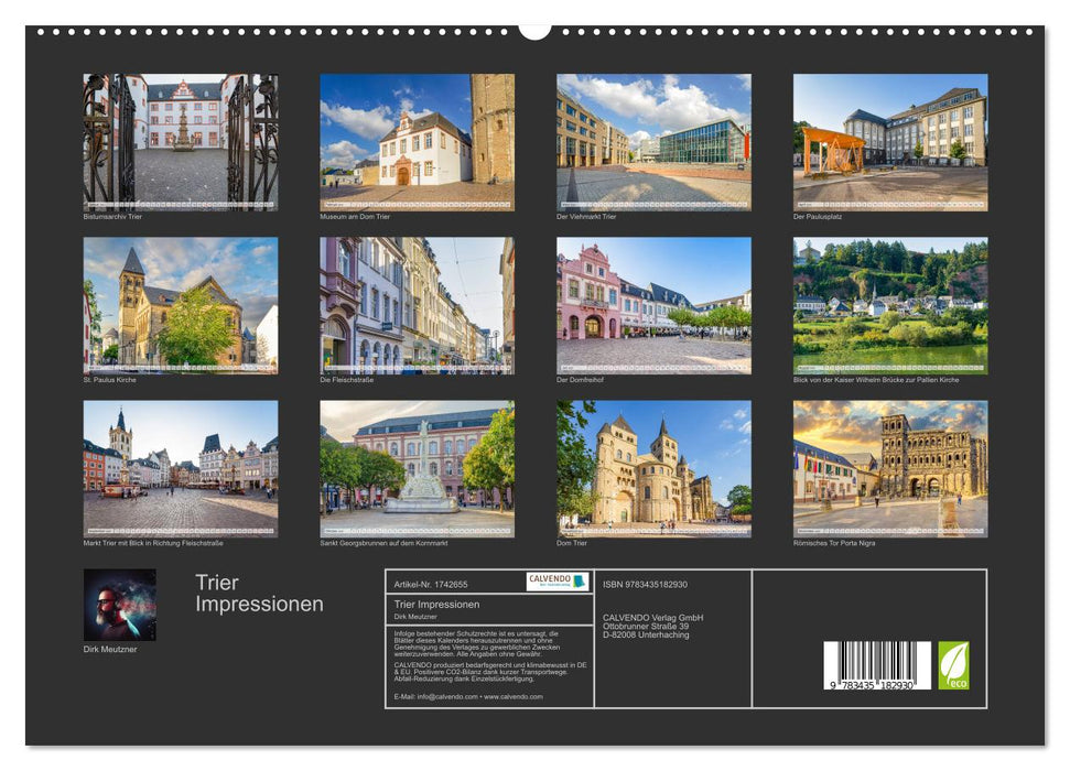 Trier Impressionen (CALVENDO Premium Wandkalender 2025)