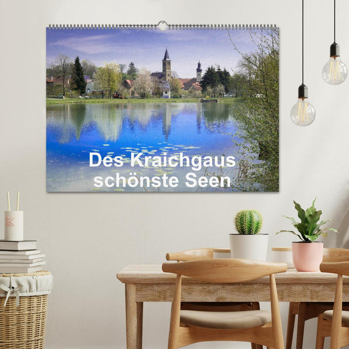 Des Kraichgaus schönste Seen (CALVENDO Wandkalender 2025)