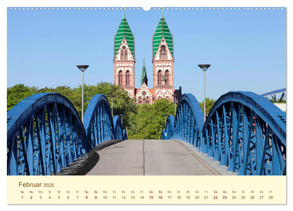 Freiburg Perle im Breisgau (CALVENDO Premium Wandkalender 2025)