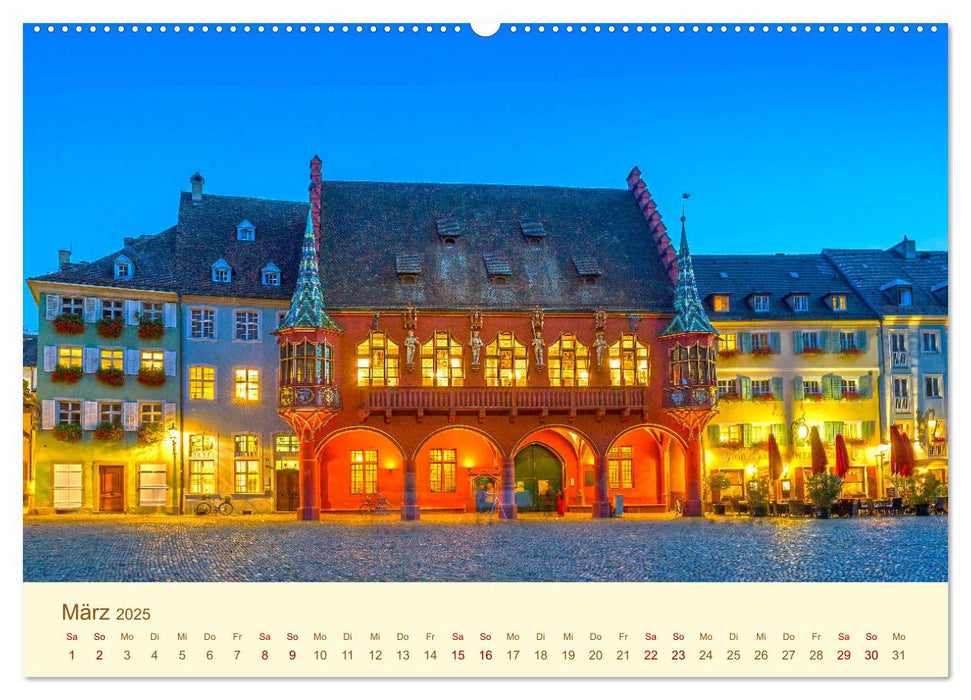 Freiburg Perle im Breisgau (CALVENDO Premium Wandkalender 2025)