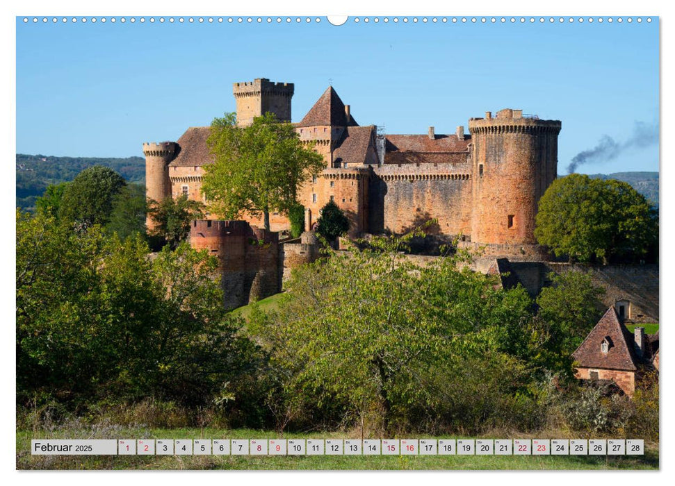 An den Ufern der Dordogne (CALVENDO Premium Wandkalender 2025)