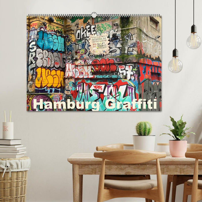 Hamburg Graffiti (CALVENDO Wandkalender 2025)