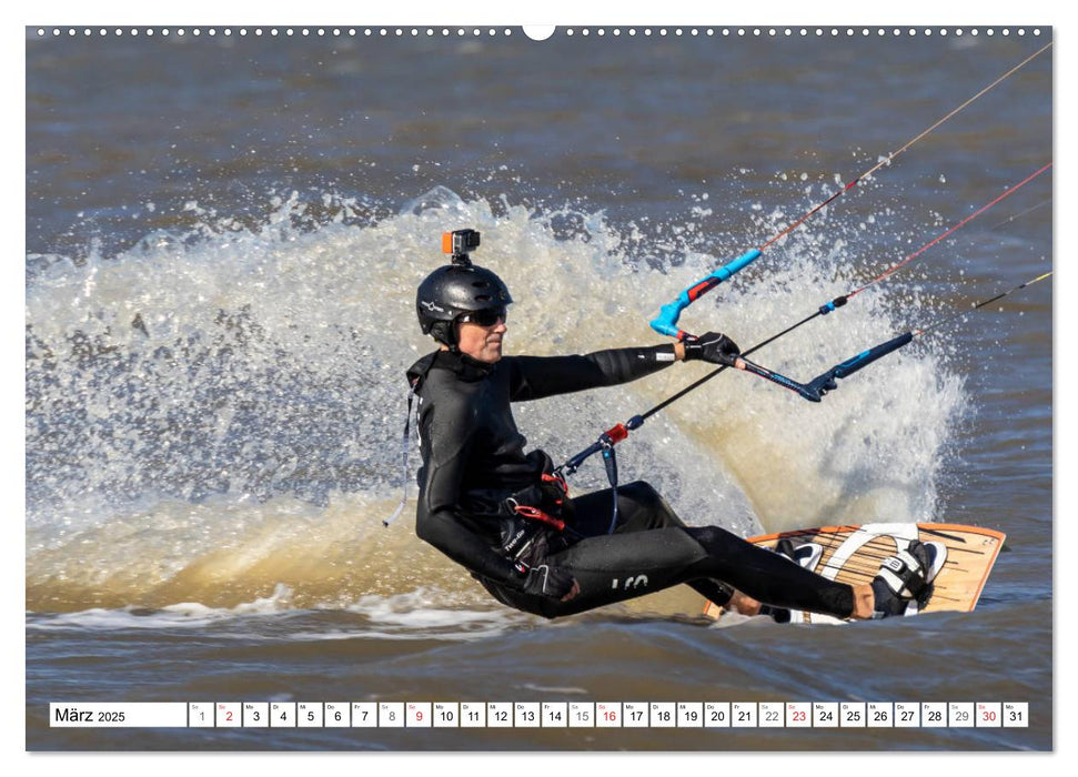 Wassersport - Meer und Strand (CALVENDO Premium Wandkalender 2025)