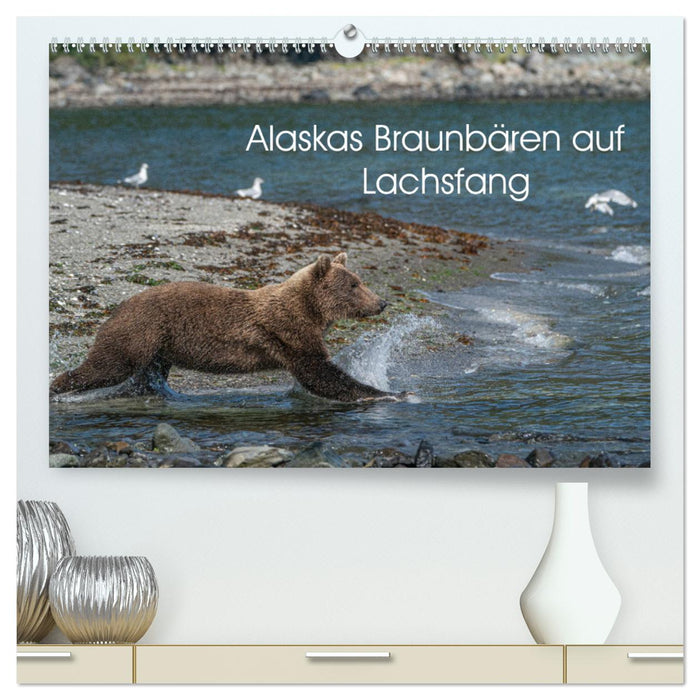 Grizzlybären im Katmai Nationalpark Alaska (CALVENDO Premium Wandkalender 2025)