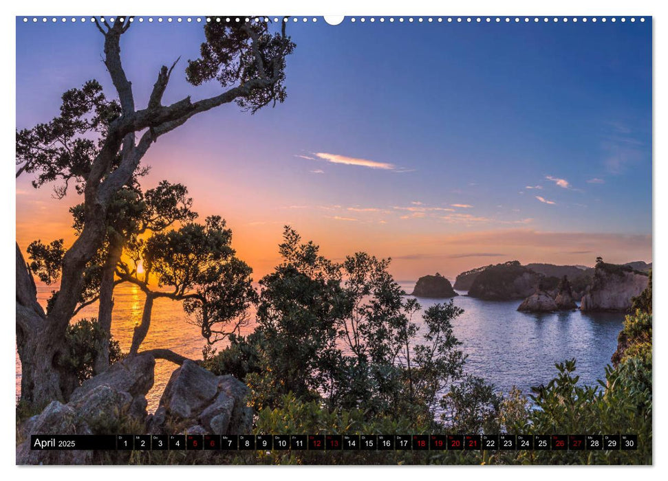 Neuseeland - Paradies Nordinsel (CALVENDO Premium Wandkalender 2025)