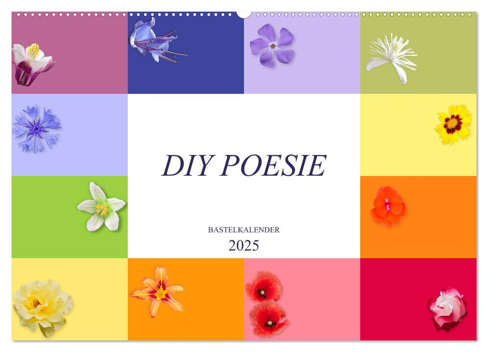 DIY POESIE - BASTELKALENDER (CALVENDO Wandkalender 2025)