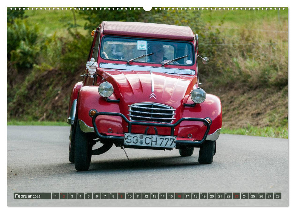 Citroën 2 CV - Zum Kippen zu schade (CALVENDO Premium Wandkalender 2025)