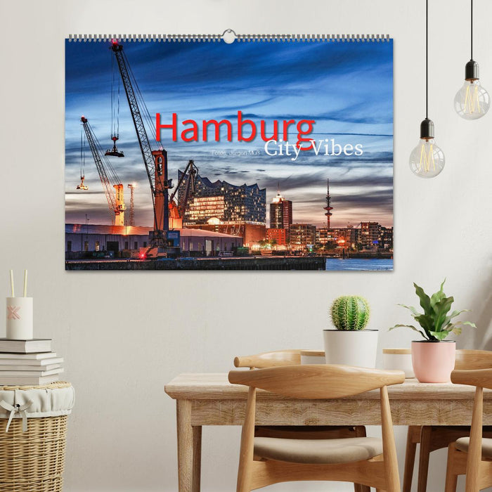 Hamburg City Vibes (CALVENDO Wandkalender 2025)