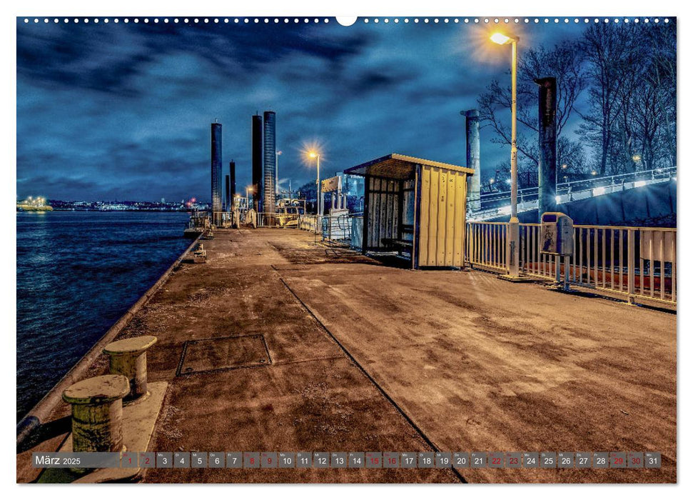 Hamburg City Vibes (CALVENDO Wandkalender 2025)