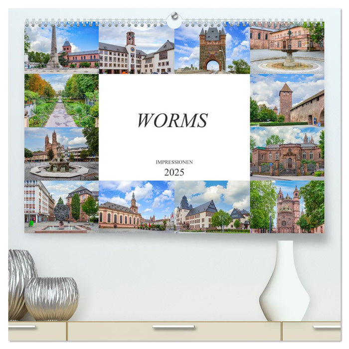 Worms Impressionen (CALVENDO Premium Wandkalender 2025)