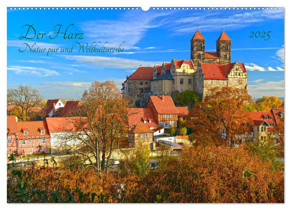 Harz Natur pur und Weltkulturerbe (CALVENDO Wandkalender 2025)