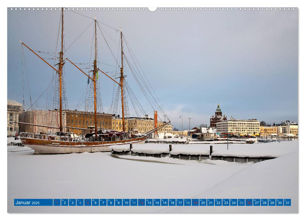 Helsinki - Die lebenswerteste Stadt der Welt (CALVENDO Premium Wandkalender 2025)