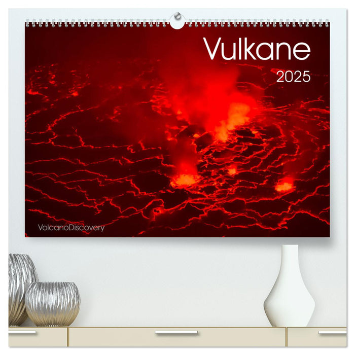 Vulkane 2025 (CALVENDO Premium Wandkalender 2025)