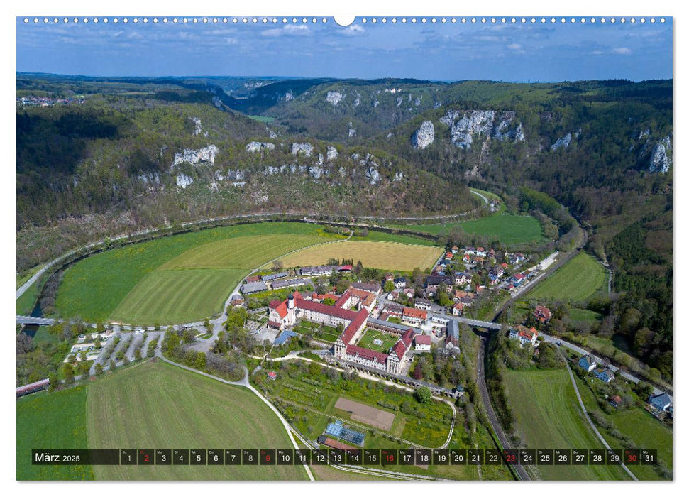 Mein Donautal aus der Luft (CALVENDO Wandkalender 2025)