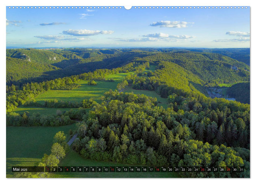 Mein Donautal aus der Luft (CALVENDO Wandkalender 2025)