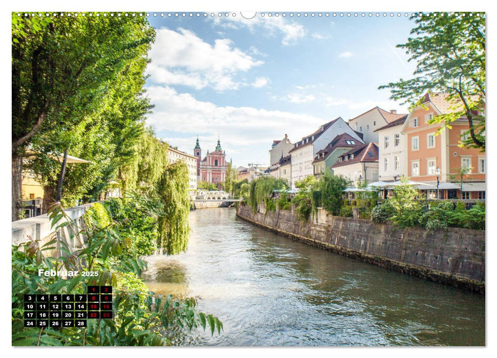 Grünes Slowenien (CALVENDO Wandkalender 2025)