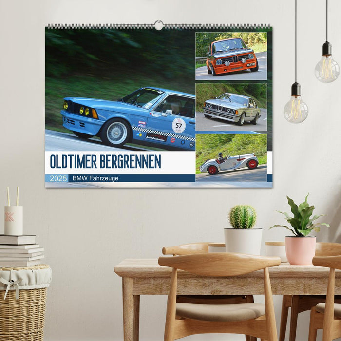 OLDTIMER BERGRENNEN - BMW Fahrzeuge (CALVENDO Wandkalender 2025)