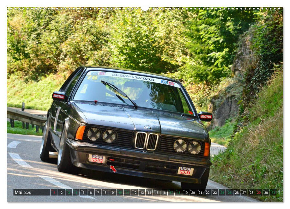 OLDTIMER BERGRENNEN - BMW Fahrzeuge (CALVENDO Wandkalender 2025)