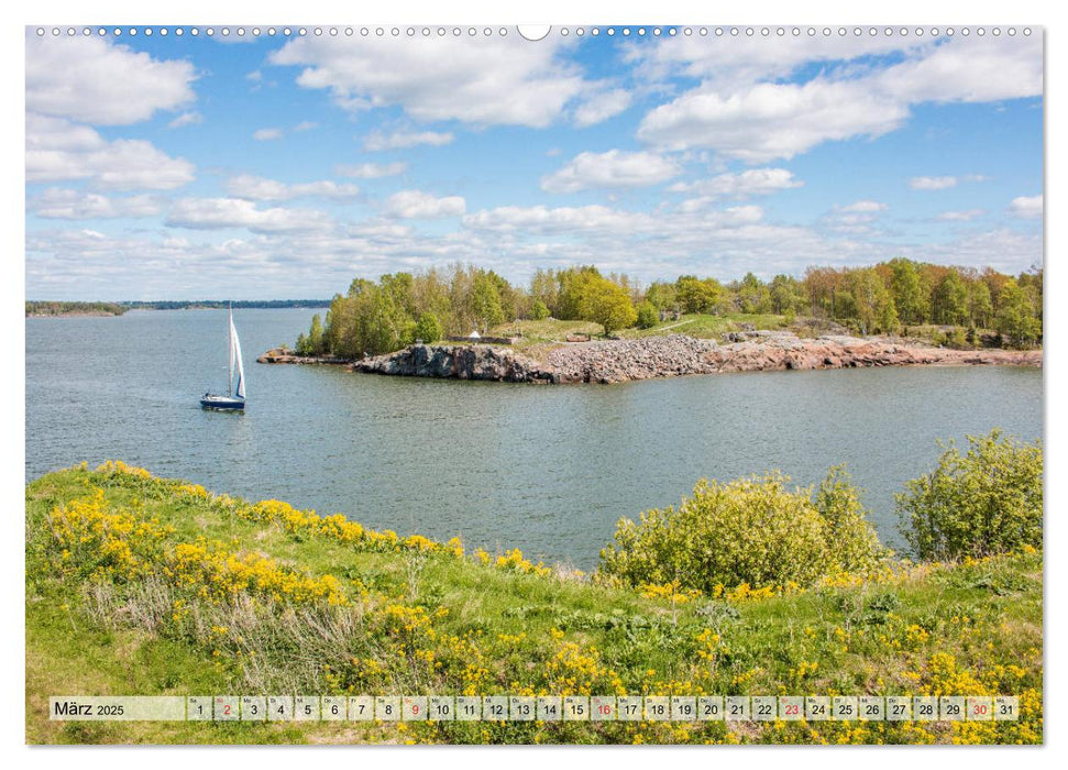 Helsinki - Wunderschöne Ostseemetropole (CALVENDO Premium Wandkalender 2025)