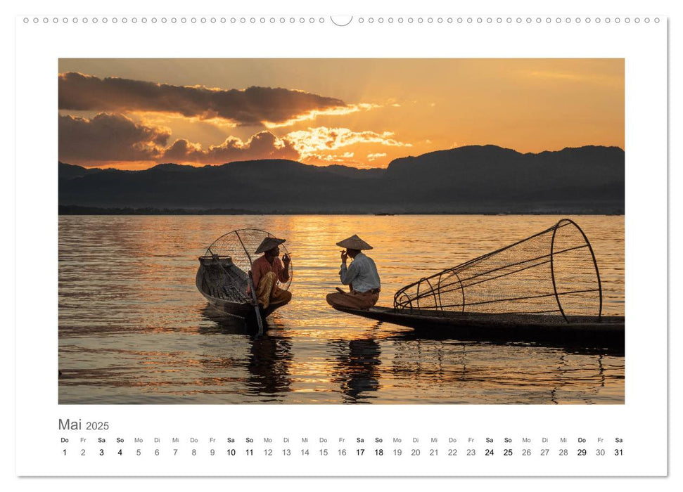 Myanmar - ein echter Blickfang (CALVENDO Premium Wandkalender 2025)