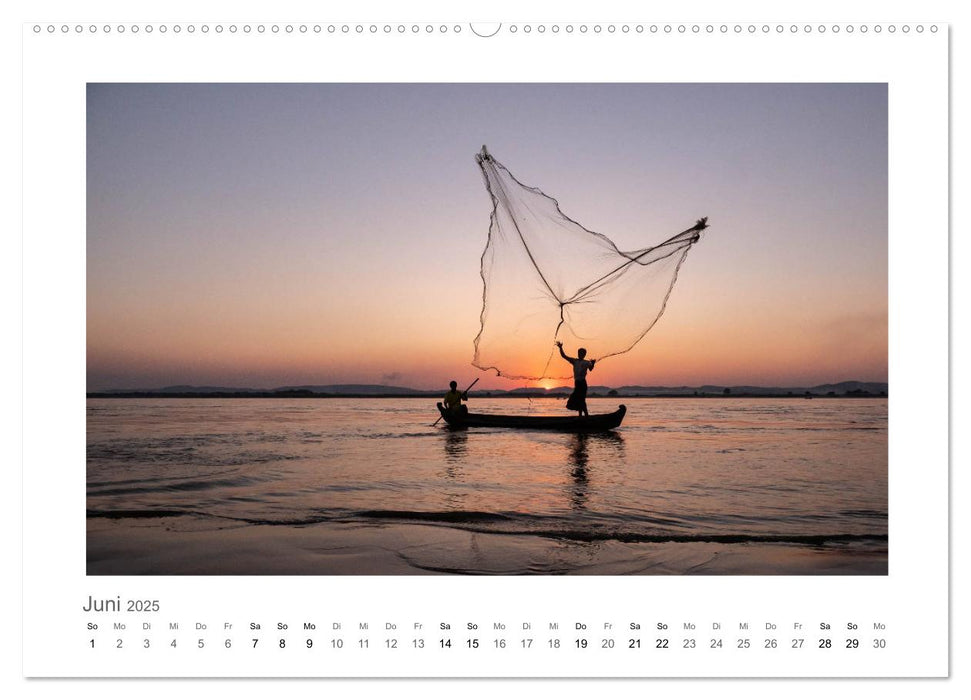 Myanmar - ein echter Blickfang (CALVENDO Premium Wandkalender 2025)