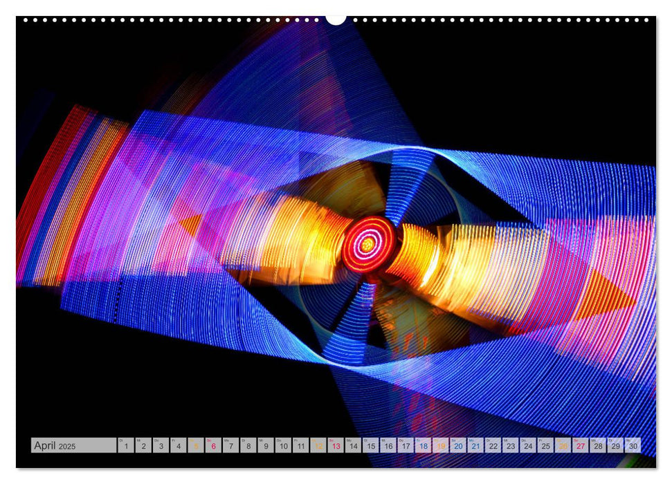 Kirmes ist Kult - Tanz der Lichter und Farben (CALVENDO Premium Wandkalender 2025)