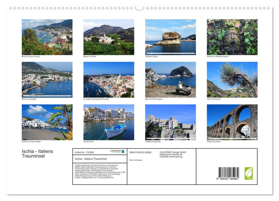 Ischia - Italiens Trauminsel (CALVENDO Premium Wandkalender 2025)