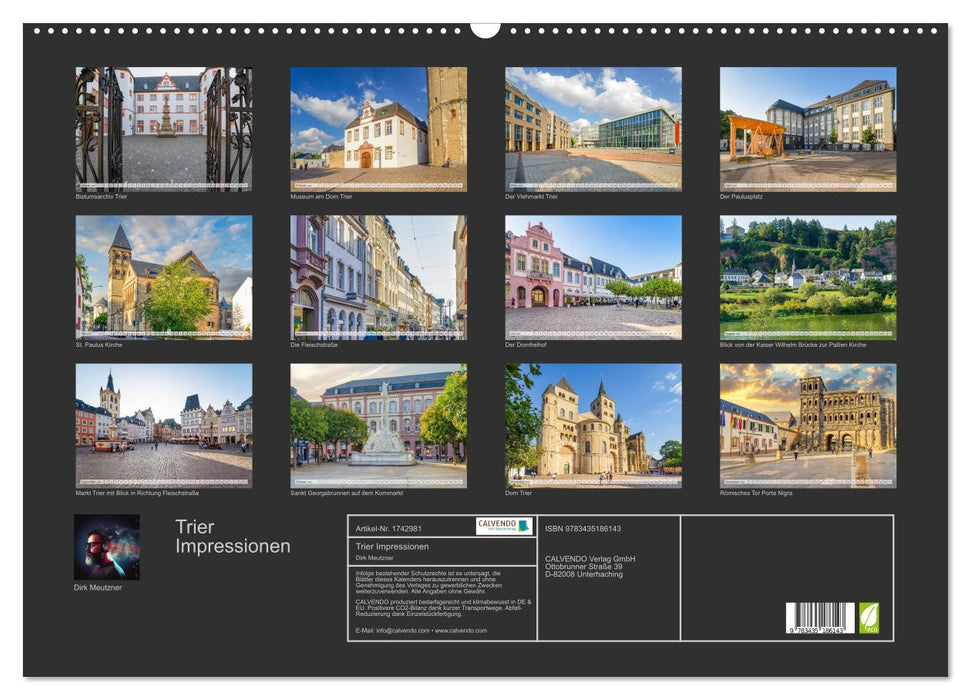 Trier Impressionen (CALVENDO Wandkalender 2025)