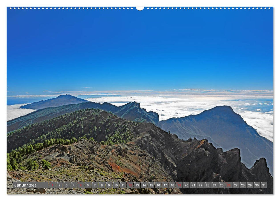 Urlaub auf La Palma (CALVENDO Premium Wandkalender 2025)