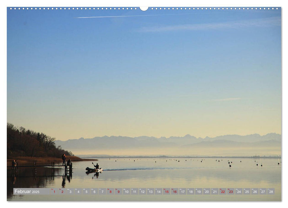 Mein Ammersee - am Ostufer entlang (CALVENDO Premium Wandkalender 2025)