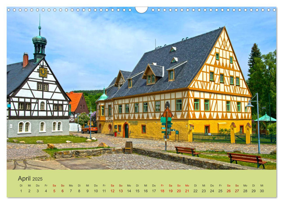 Das Erzgebirge Welterbe und Natur (CALVENDO Wandkalender 2025)