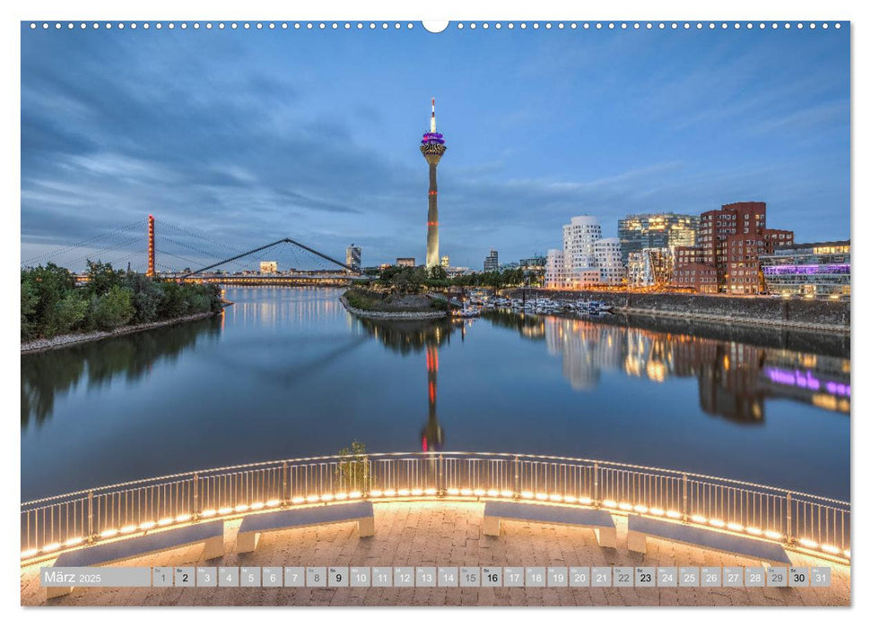 Wunderschönes Düsseldorf (CALVENDO Premium Wandkalender 2025)