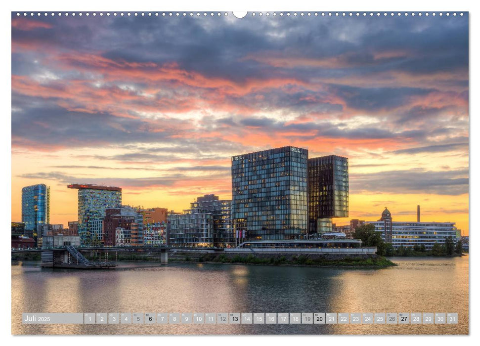 Wunderschönes Düsseldorf (CALVENDO Premium Wandkalender 2025)