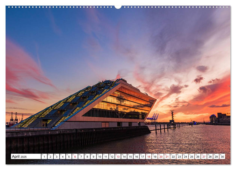 Hafenimpressionen Hamburg 2025 (CALVENDO Premium Wandkalender 2025)